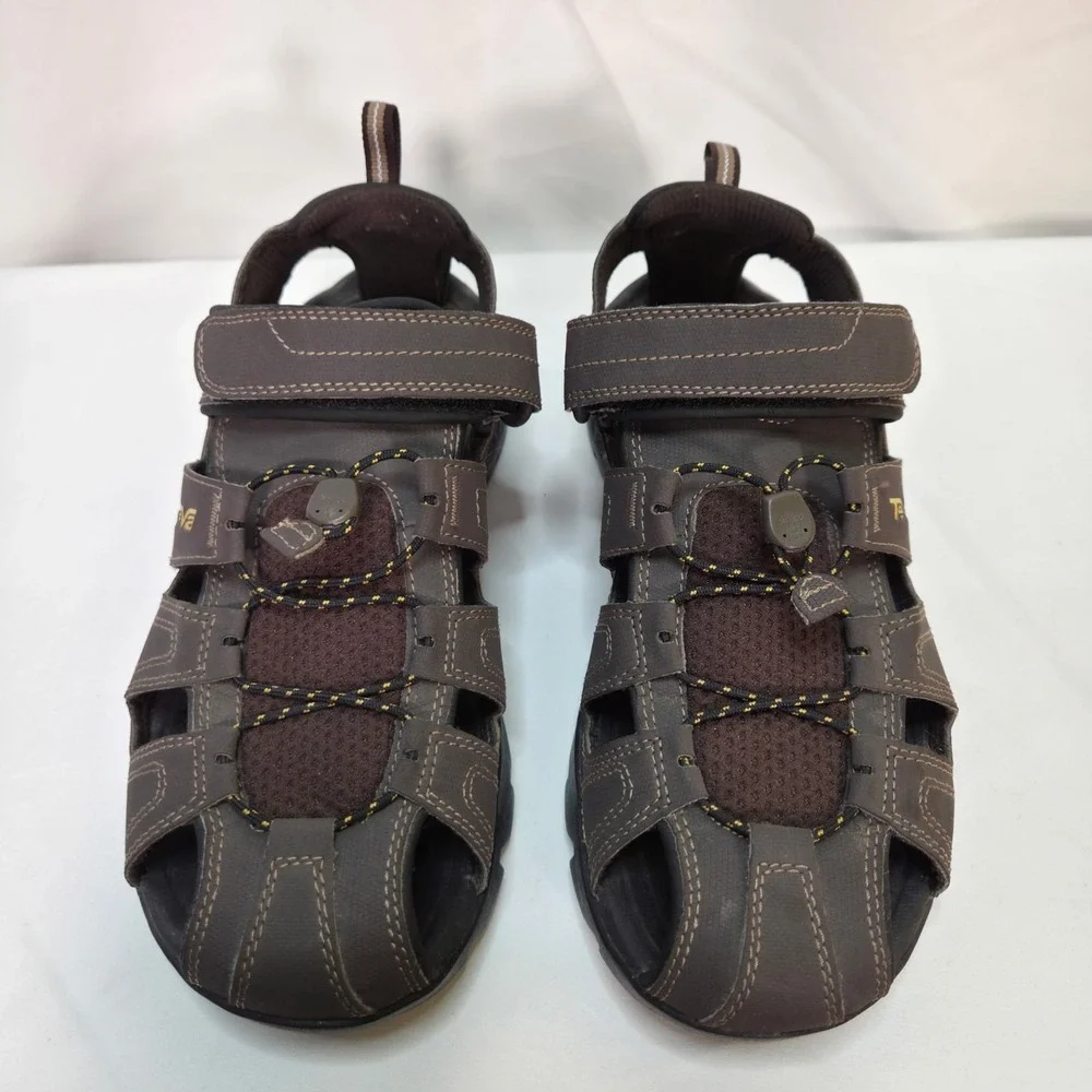 Teva Men's Forebay Water Sandal. Fisherman Shoe Turkish Coffee (Brown) | Size 9